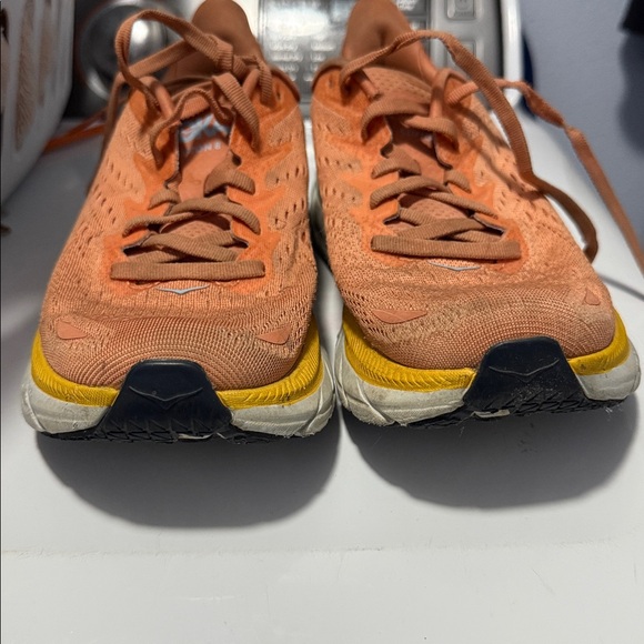 Hoka Clifton 8 Womens Shoes Size 8B Orange Running Sneakers - Picture 12 of 12